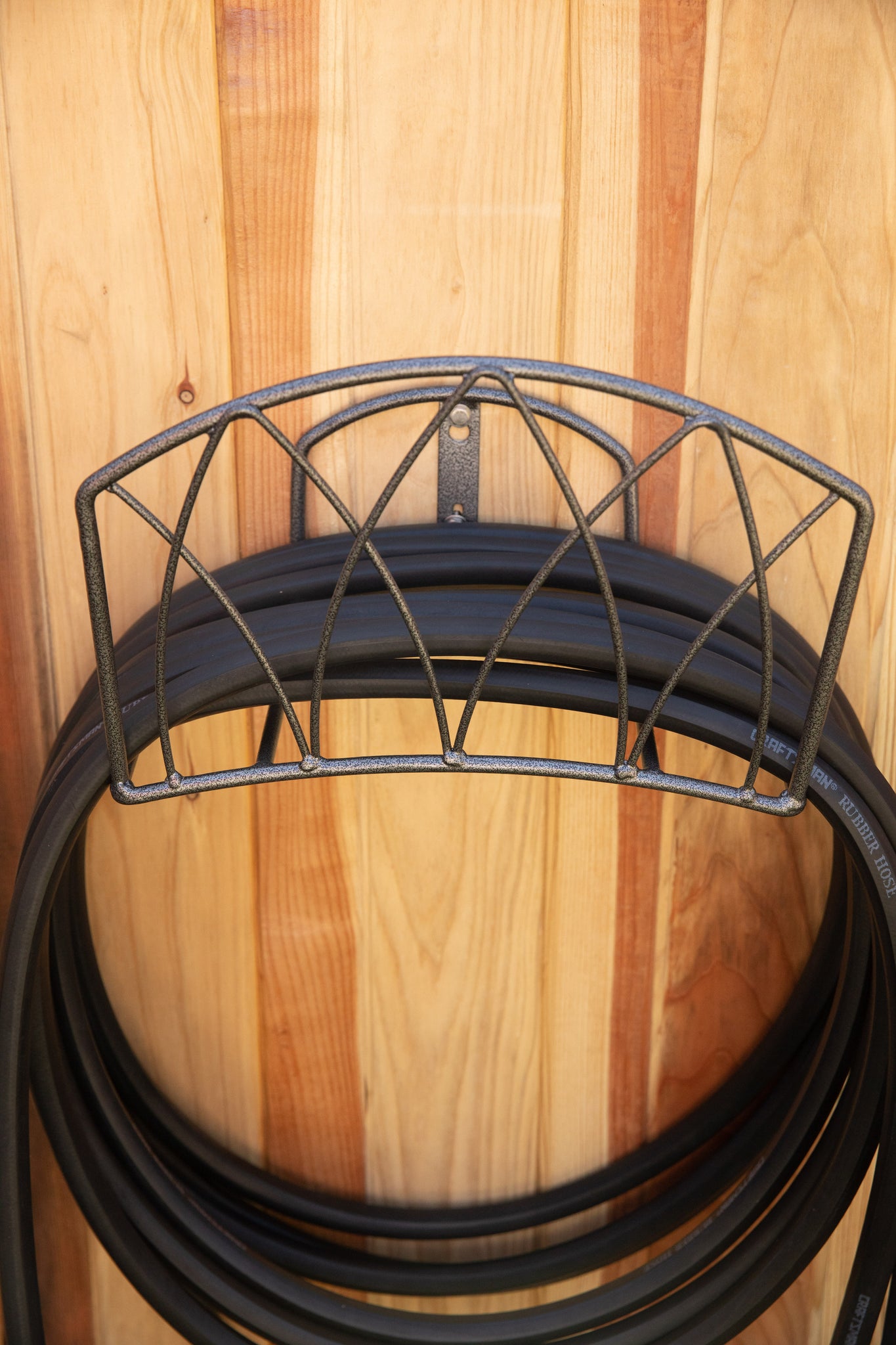 Heavy Duty Hose Hanger for 125' - Decorative Basket Design