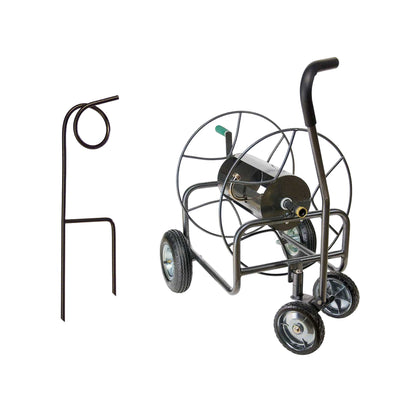 4 WHEEL EASY TURN CART W/ HOSE GUIDE