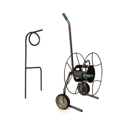 COMPACT HOSE REEL CART/W/HOSE GUIDE