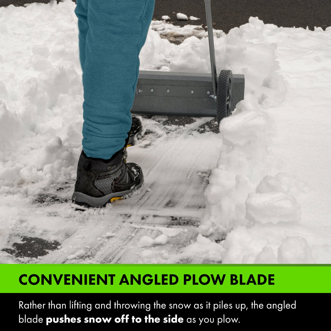 Snowplow Rolling Push Shovel