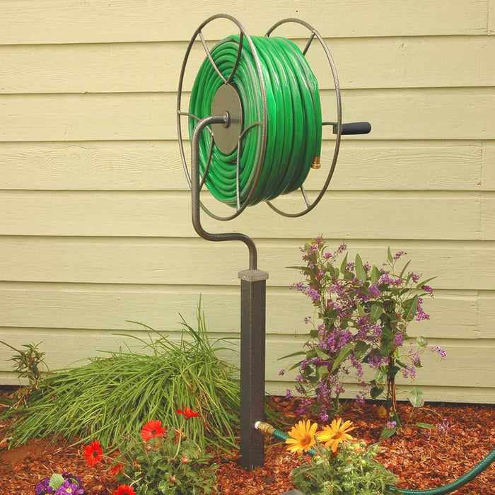 herbicide hose reel Free-Standing 360° Swivel Hose Reel (200 ft)
